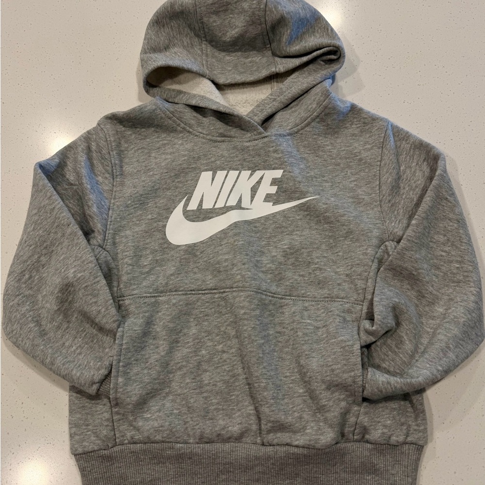 Nike Kids Heather Gray Hoodie